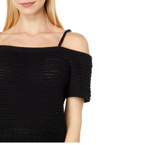 VINCE Open Shoulder Organic Cotton Crochet Tank New! - Picture 3 of 13